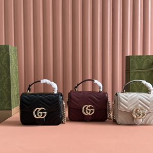 【配置专柜全套包装】GG Marmont系列迷你手提包 图1