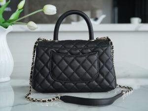 CoCo handle 新款牛皮手柄小号 黑金 图4