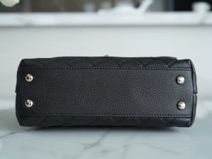 CoCo handle 新款牛皮手柄小号 黑金 图7