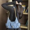 Chanel 25c 早春多口袋牛仔hobo 小号 图1