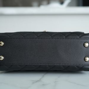 CoCo handle 新款牛皮手柄小号 黑金 图7