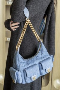 Chanel 25c 早春多口袋牛仔hobo 小号 图9