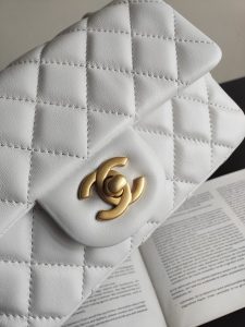 Ohanel2020春夏新款 羊皮金属球mini CF方胖子金珠可调节斜挎单肩包 1787 尺寸: 20cm 图2