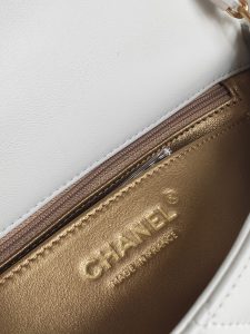 Ohanel2020春夏新款 羊皮金属球mini CF方胖子金珠可调节斜挎单肩包 1787 尺寸: 20cm 图5