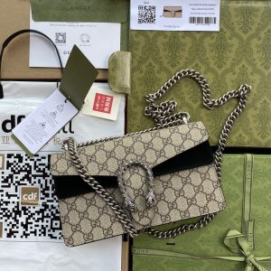 。【原厂皮配(Cdfmall三亚免税店手提袋】GG Dionysus 2020ss全新酒神 图1