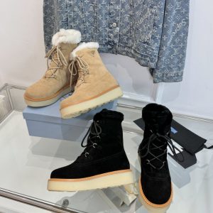 Ashley奢品实拍 出货价:顶级版本 】PRAD*A普拉达2024vs秋冬最新爆款毛靴系列 图1