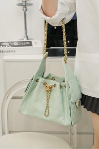 Chanel small hobo 薄荷绿小号 图2