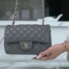 CF Classic Flap |羊皮 MINI 深灰色 图1