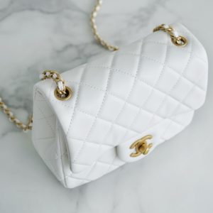 Chanel 金属球方胖子 白色 图6