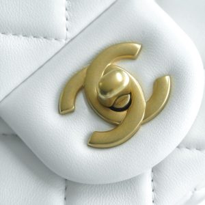 Chanel 金属球方胖子 白色 图9