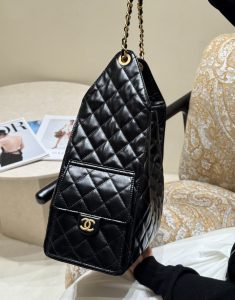 25s hobo BAG 中号黑色油蜡牛皮 图3