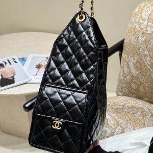 25s hobo BAG 中号黑色油蜡牛皮 图3