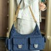 Chanel 25c 爆款牛仔hobo 嬉皮包 大号 图1