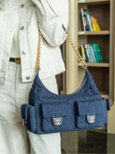 Chanel 25c 爆款牛仔hobo 嬉皮包 大号 图4