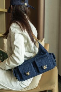 Chanel 25c 爆款牛仔hobo 嬉皮包 大号 图5