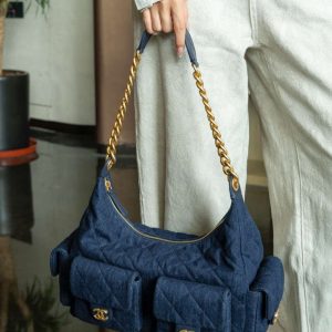 Chanel 25c 爆款牛仔hobo 嬉皮包 大号 图7