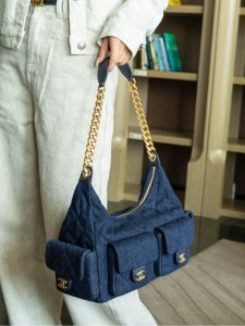 Chanel 25c 爆款牛仔hobo 嬉皮包 大号 图9