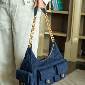 Chanel 25c 爆款牛仔hobo 嬉皮包 大号 图9