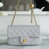 Chanel 王̆̈炸̆̈ CF金属球 大Mini 浅灰色 图1