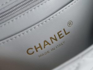 Chanel 王̆̈炸̆̈ CF金属球 大Mini 浅灰色 图9
