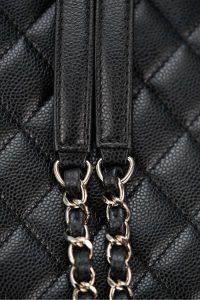 CHANEL 23P新款 Duma双肩 牛皮 中号黑色 图3