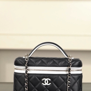Chanel 26ss隐藏款 熊猫拼色LP盒子包 图1