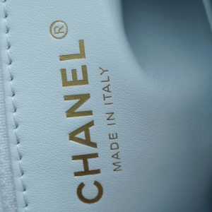 CHAENL 新色 Kelly手柄包 冰川蓝 图9