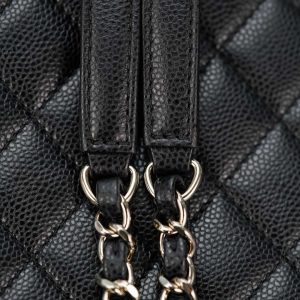 CHANEL 23P新款 Duma双肩 牛皮 中号黑色 图3