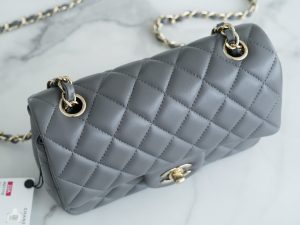 CF Classic Flap |羊皮 MINI 深灰色 图8