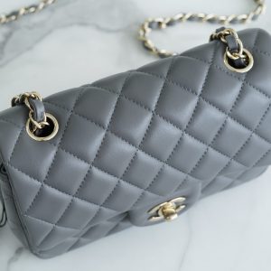 CF Classic Flap |羊皮 MINI 深灰色 图8