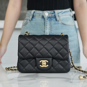 Chanel 金属球方胖子 黑◾ 图1