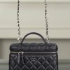 Chanel 25C 新款饭盒包 黑金 荔枝牛 图1