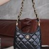 Chanel 24a Hobo黑色 小号 图1