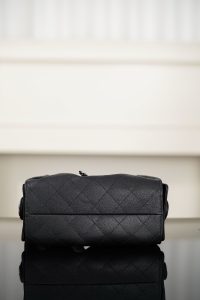 Chanel 26C系列 25bag mini鱼子酱 黑球银 图9