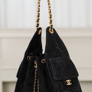 Chanel 黑色麂皮hobo 小号 图4