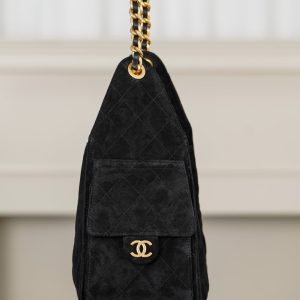 Chanel 黑色麂皮hobo 小号 图5