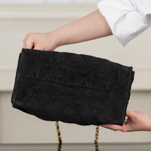 Chanel 黑色麂皮hobo 小号 图9