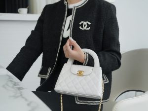 CHAENL Kelly手柄包 白色 图4
