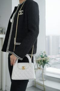CHAENL Kelly手柄包 白色 图2