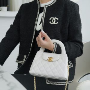 CHAENL Kelly手柄包 白色 图4