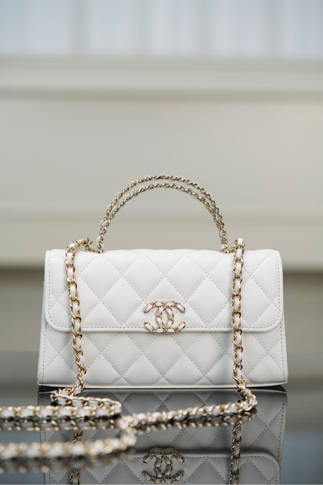 Chanel 25s 交叉手柄kelly 白金 横版 图1