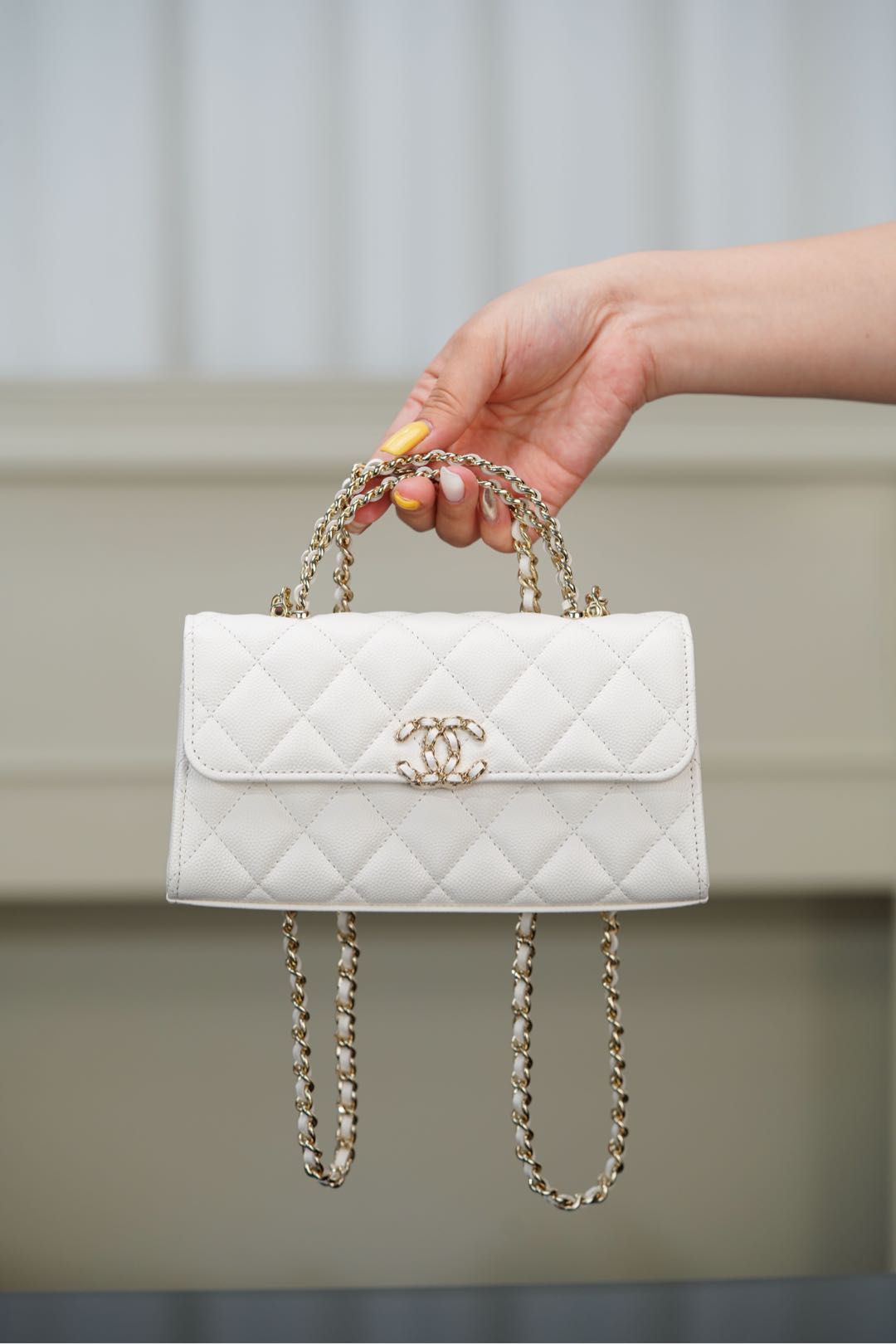 Chanel 25s 交叉手柄kelly 白金 横版 图5