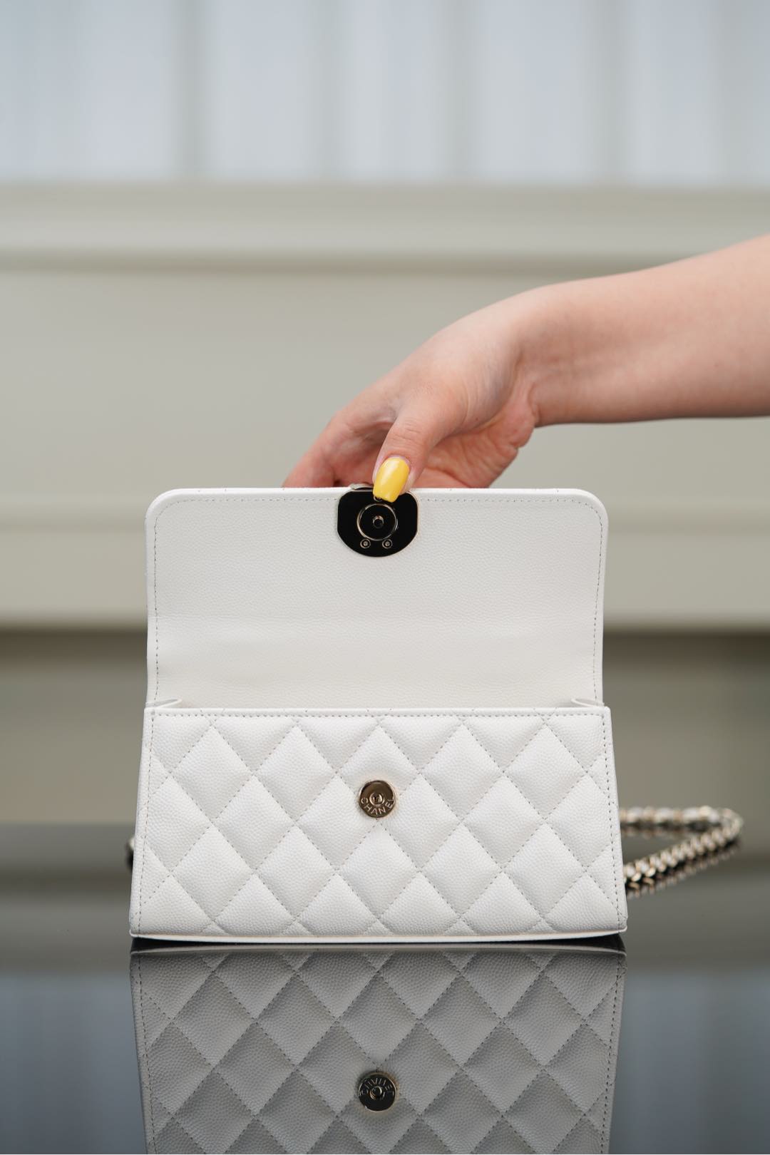 Chanel 25s 交叉手柄kelly 白金 横版 图7