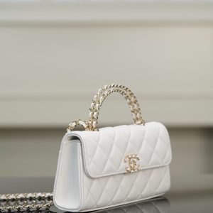 Chanel 25s 交叉手柄kelly 白金 横版 图3