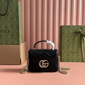 【配置专柜全套包装】GG Marmont系列迷你手提包 图1